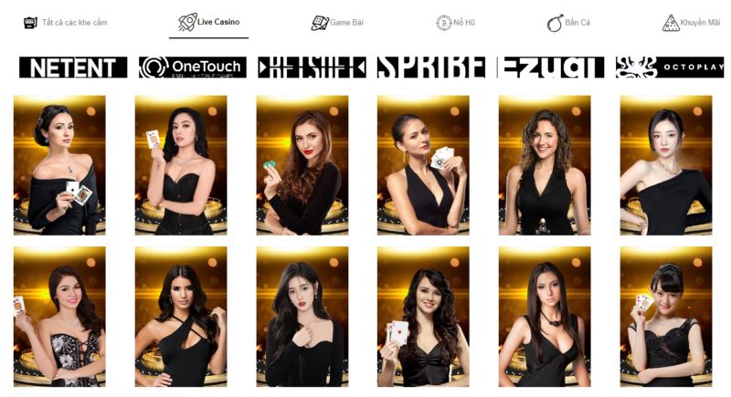 Trò chơi Live Casino