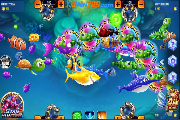 Giao diện trò chơi nổ hũ FC bắn cá vũ trụ KUWIN